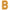 Lettre B Or 26