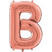 Lettre B Rose Gold 26