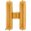 Lettre H Or 26