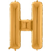 Lettre H Or 26