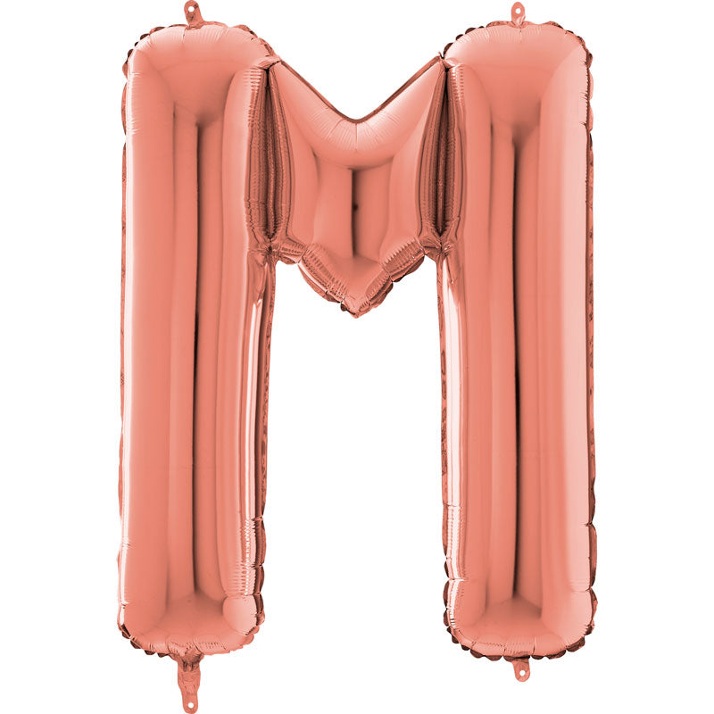Lettre M Rose Gold 26
