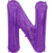 Letter N Purple 34