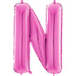 Lettre N Fuschia 26