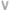 Lettre V Argent 26