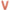 Lettre V Rose Gold 26