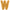 Lettre W Or 26