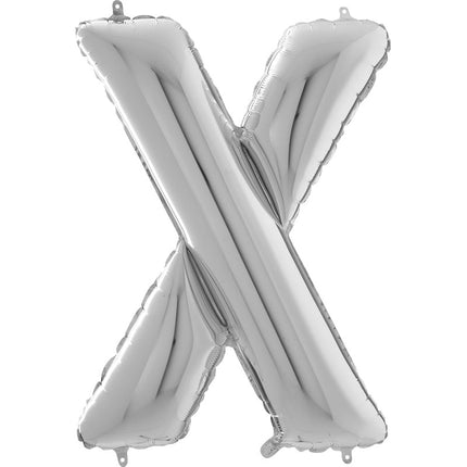 Lettre X Argent 26