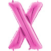 Lettre X Fuschia 26