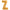 Lettre Z Or 26
