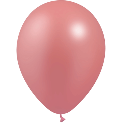10 Ballons HG112 Métal Rose Gold - Balloonia