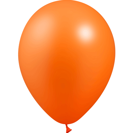 100 Ballons Latex HG95 Métal Orange - Balloonia