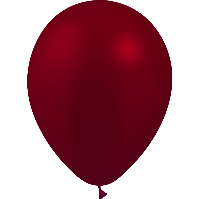 50 Ballons Latex HG95 Métal Bordeaux - Balloonia