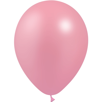 50 Ballons Latex HG112 Métal Rose - Balloonia