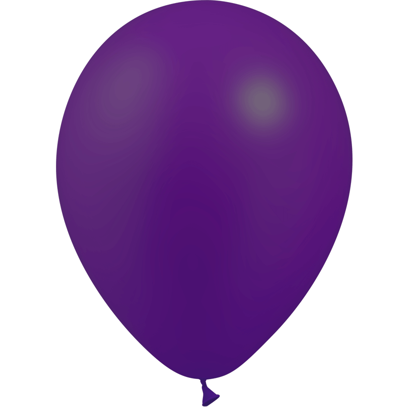 24 Ballons Latex HG95 Métal Violet - Balloonia