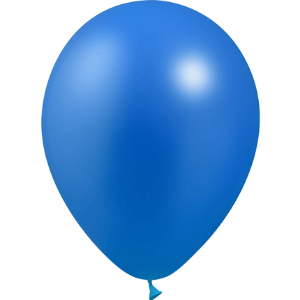 12 Ballons HG95 Métal Bleu Marine - Balloonia