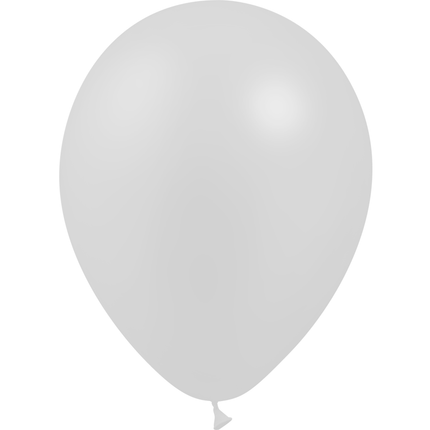 25 Ballons HG45 Métal Argent - Balloonia