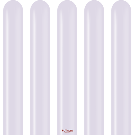 100 Ballons Modeling 260 Macaron Lilac - Kalisan