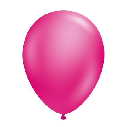 10 Ballons 30cm Métal Fuchsia- Ballonrama