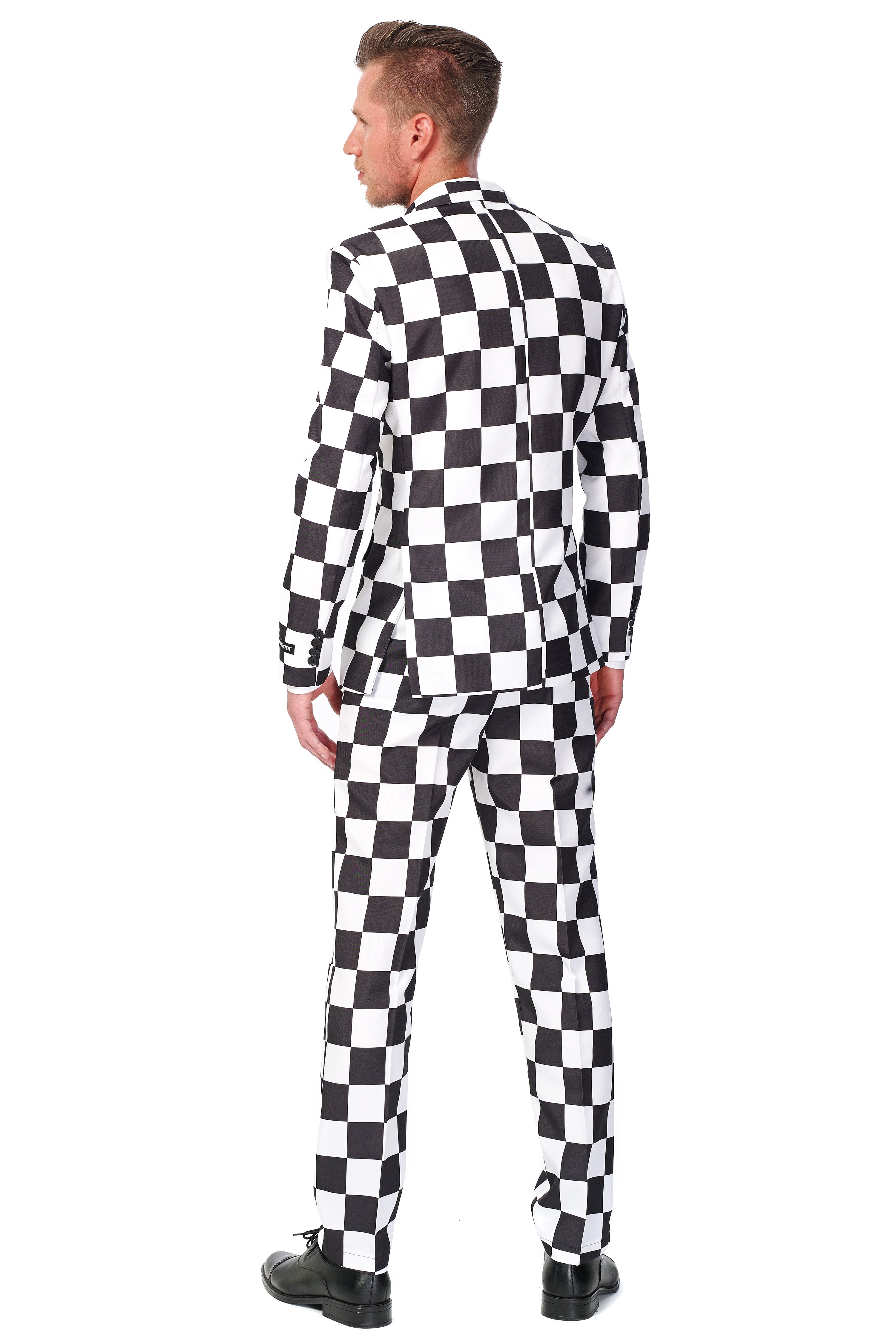 Costume Suitmeister Checked Black White