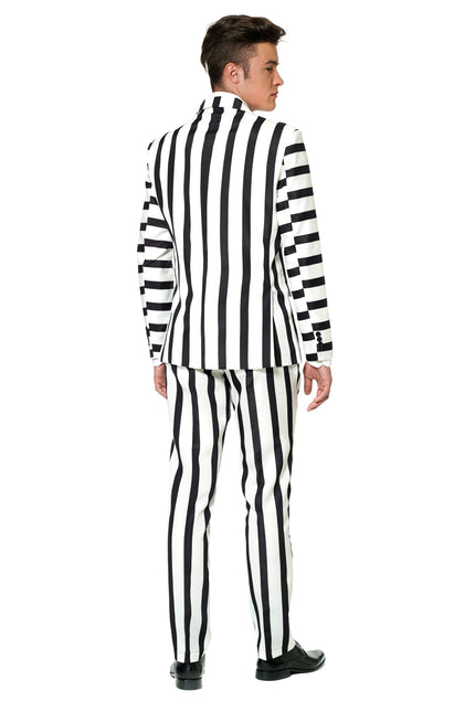 Costume Suitmeister Striped Black White