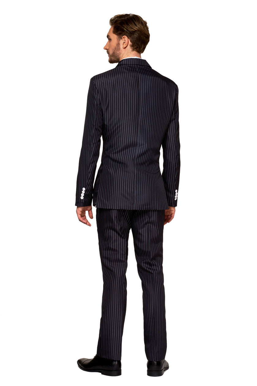Costume Suitmeister Gangster Pinstripe Black