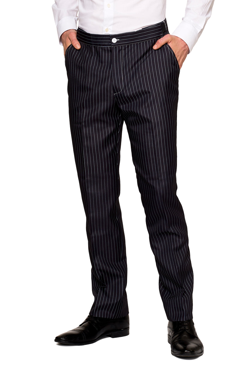 Costume Suitmeister Gangster Pinstripe Black