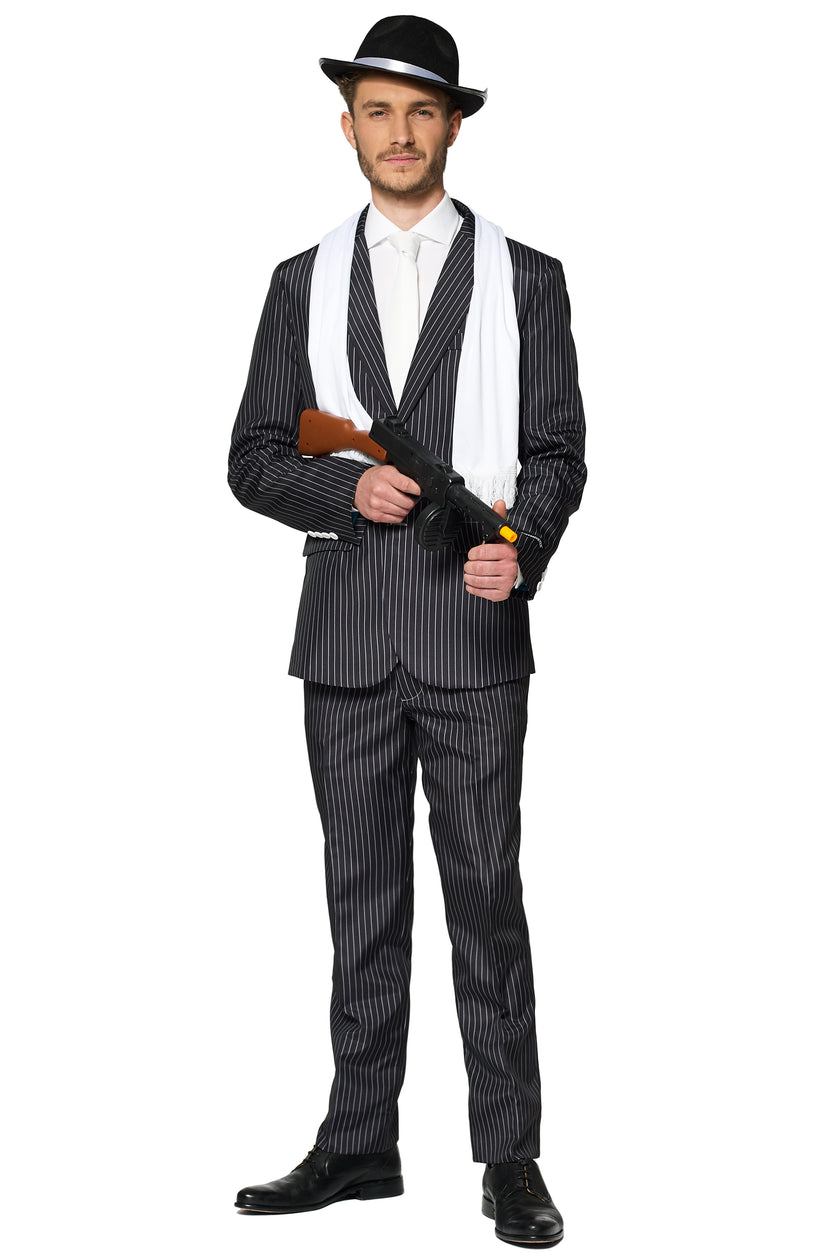 Costume Suitmeister Gangster Pinstripe Black
