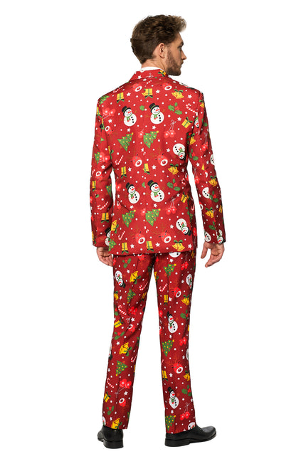 Costume Suitmeister Christmas Red Icons - Light Up