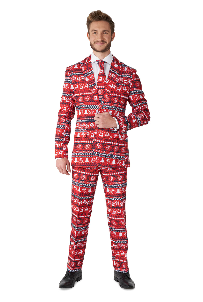 Costume Suitmeister Nordic Pixel Red