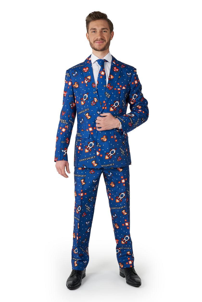 Costume Suitmeister Retro Gamer Navy
