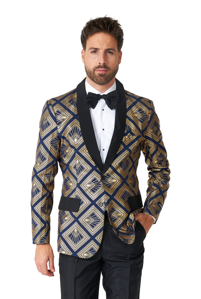 Costume Suitmeister Art Deco Deep Navy