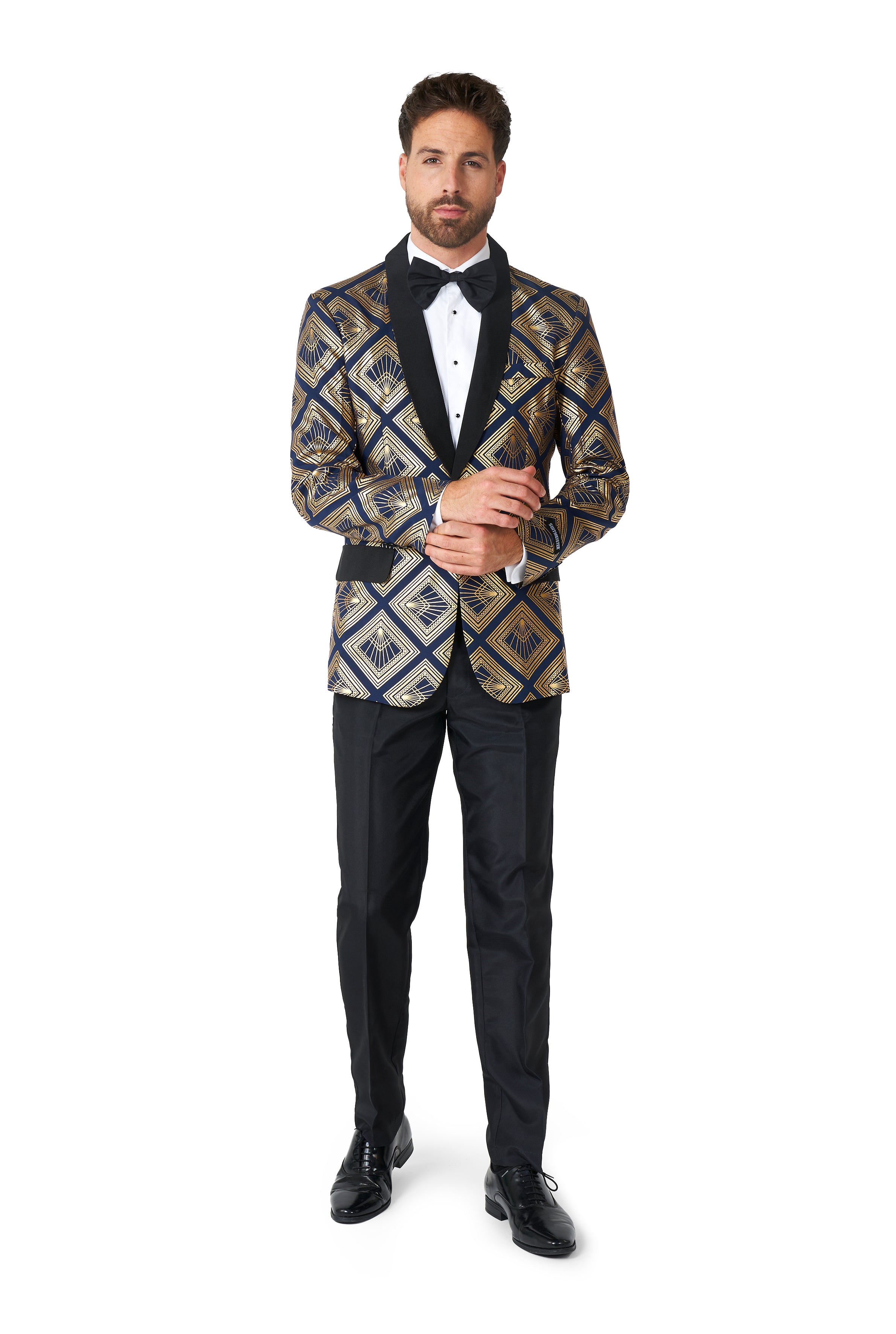 Costume Suitmeister Art Deco Deep Navy