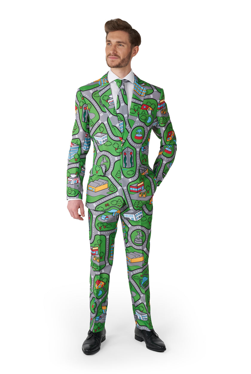 Costume Suitmeister Carpet City Green
