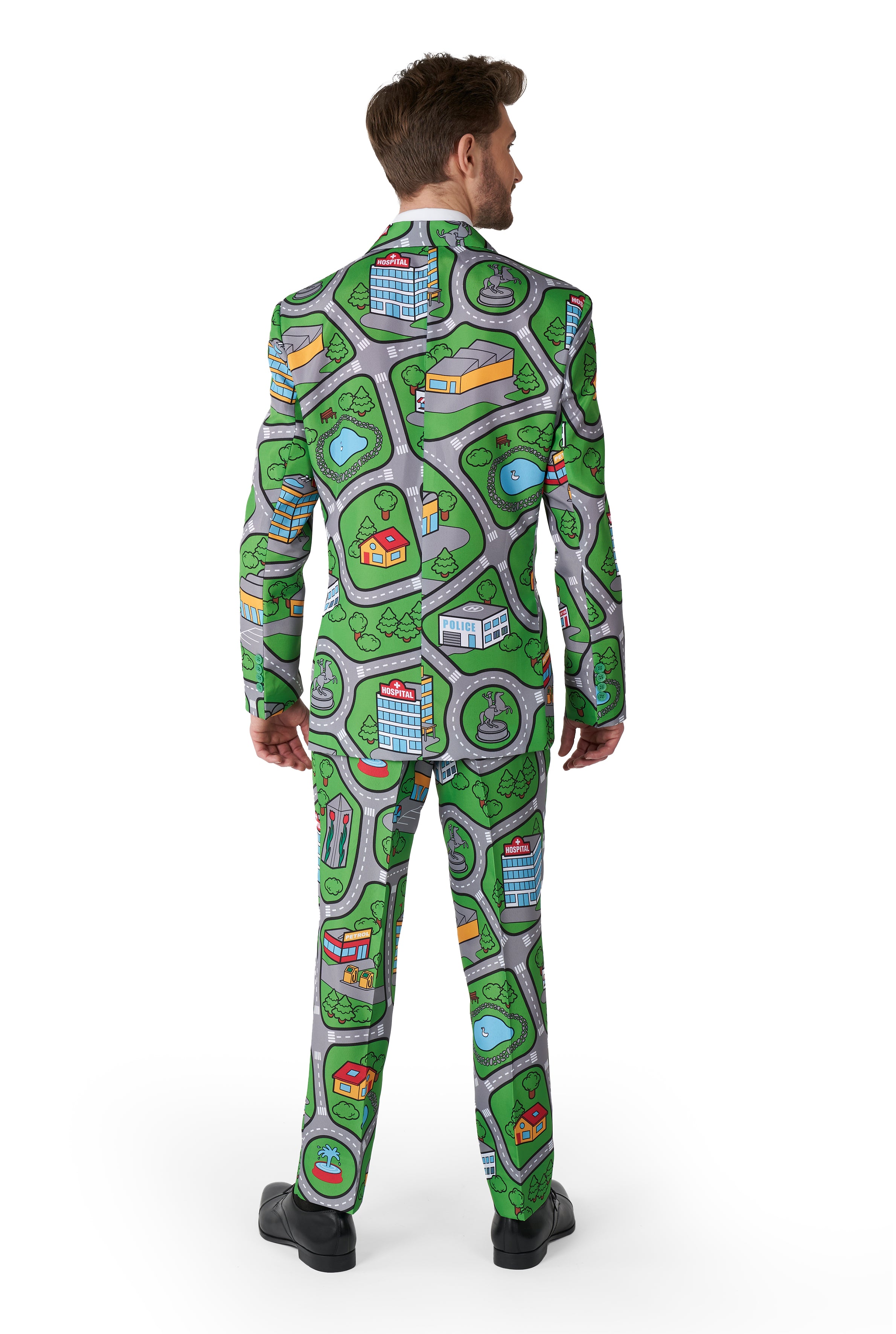 Costume Suitmeister Carpet City Green