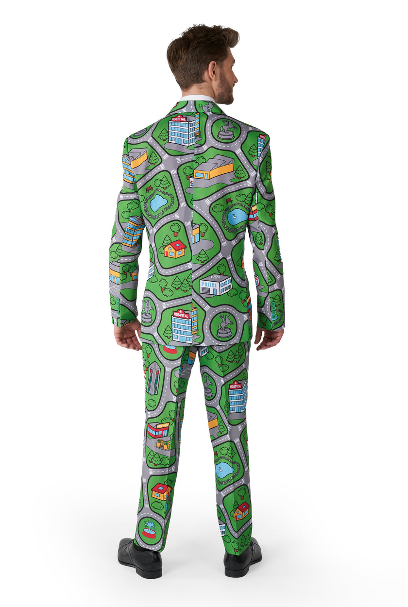 Costume Suitmeister Carpet City Green