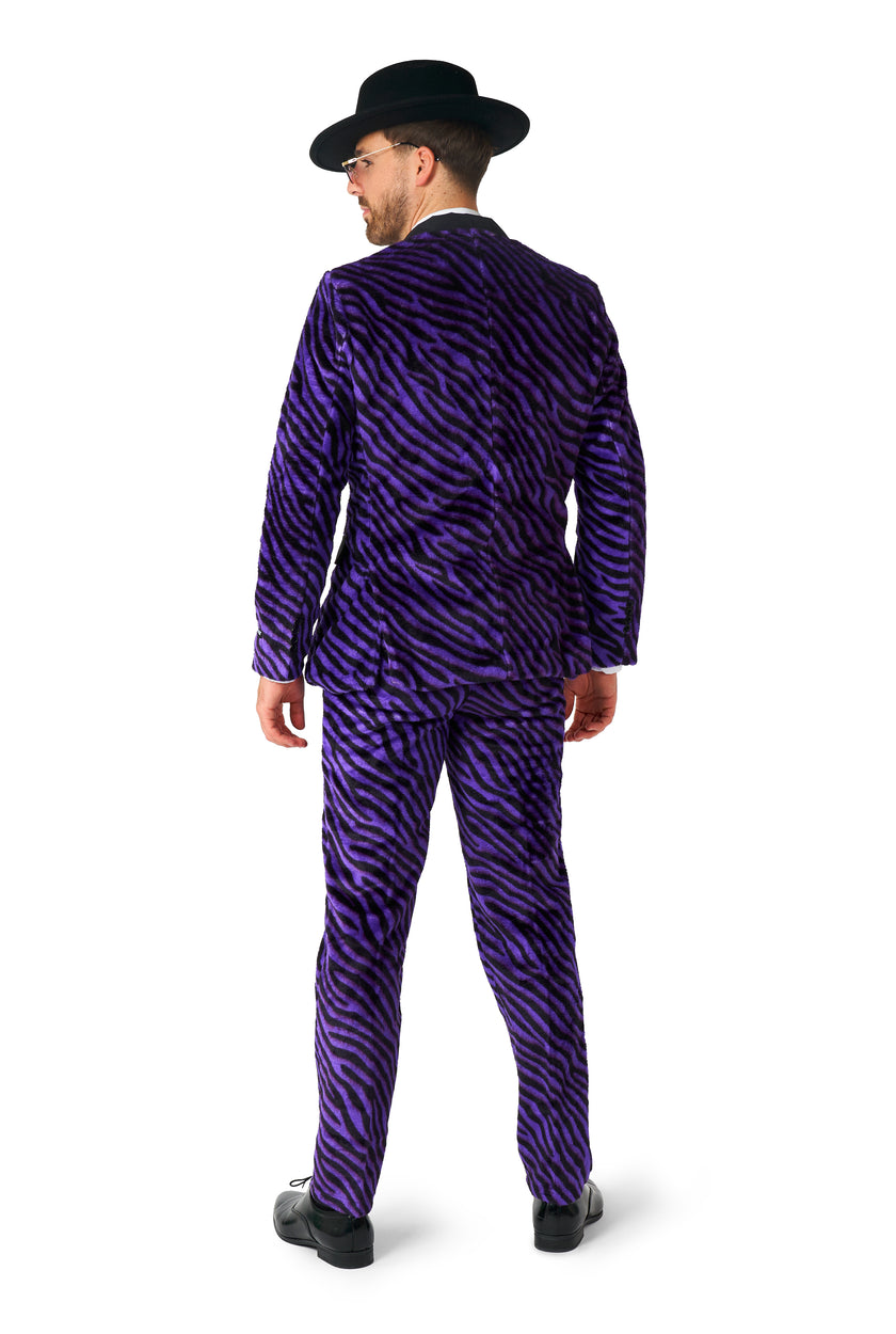 Costume Suitmeister Pimp Faux Fur Purple
