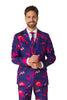 Costume Suitmeister Retro Neon Navy