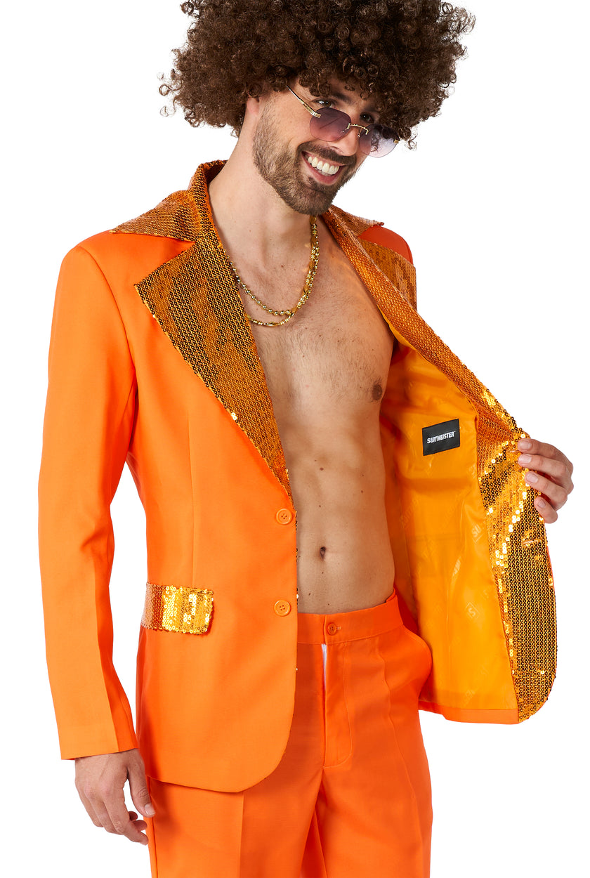 Costume Suitmeister Disco Suit Orange