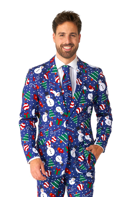 Costume Suitmeister Christmas Snowman Blue