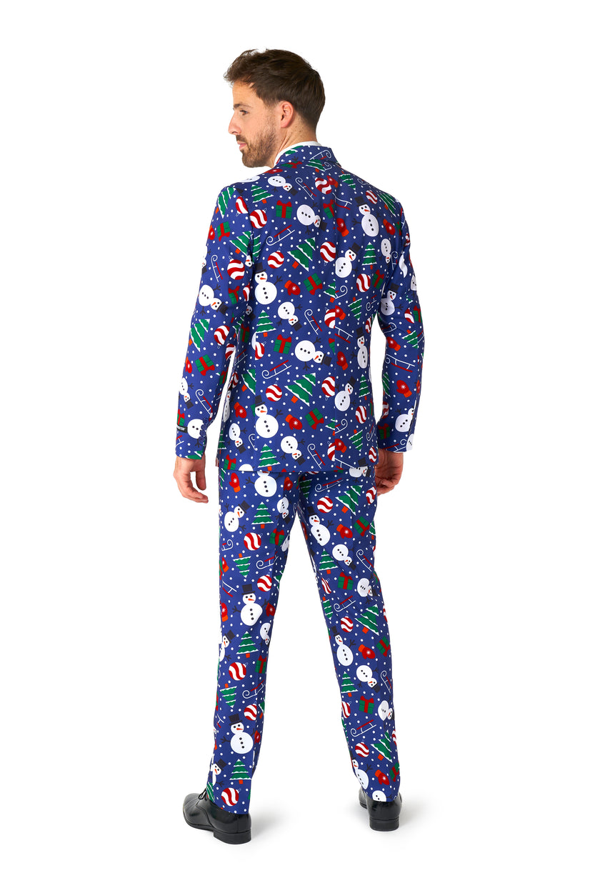 Costume Suitmeister Christmas Snowman Blue