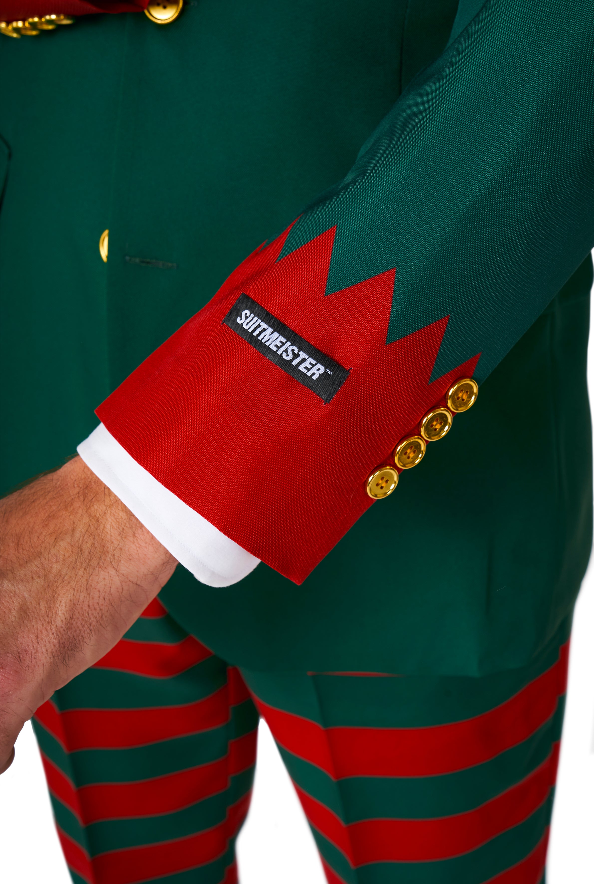 Costume Suitmeister Santa's Elf Green