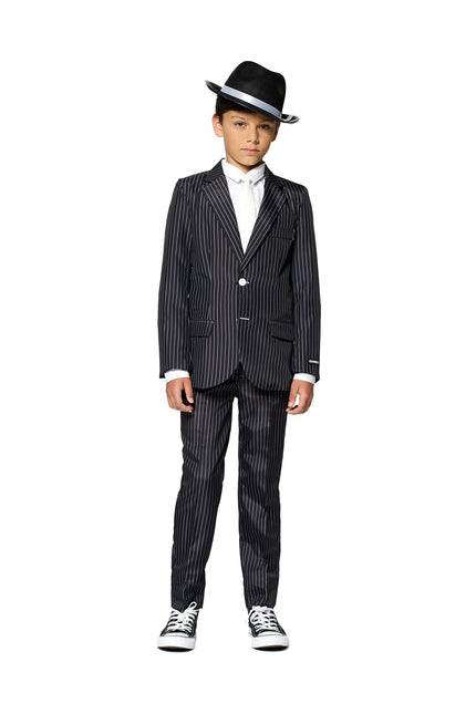 Costume Suitmeister Gangster Pinstripe Black