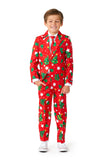Costume Suitmeister BOYS Christmas Trees Stars Red
