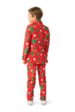 Costume Suitmeister BOYS Christmas Trees Stars Red