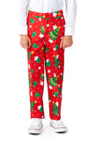 Costume Suitmeister BOYS Christmas Trees Stars Red