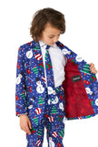Costume Suitmeister BOYS Christmas Snowman Blue