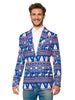 Veste Suitmeister Christmas Blue Nordic Jacket