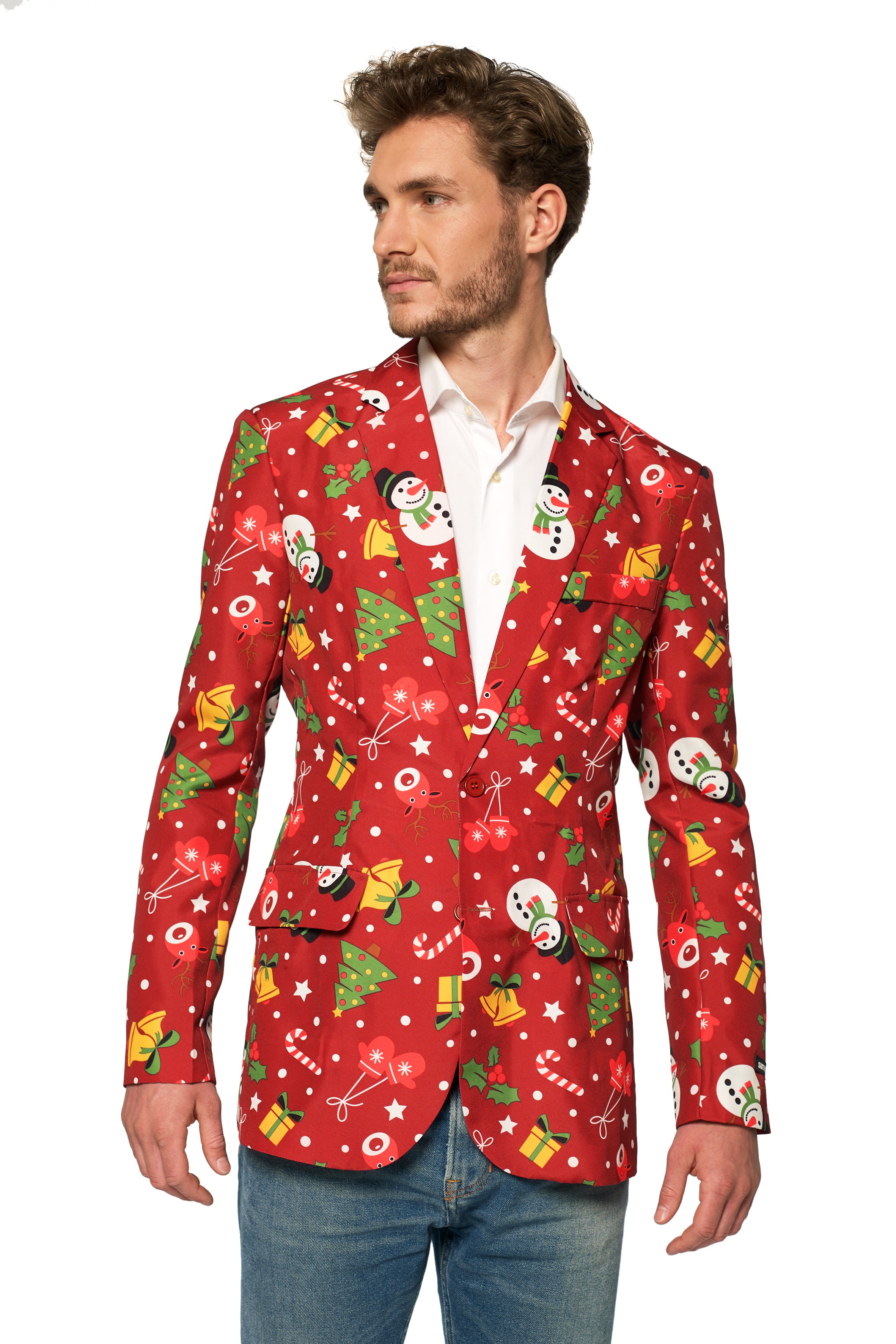 Veste Suitmeister Christmas Red Icons Jacket Light Up