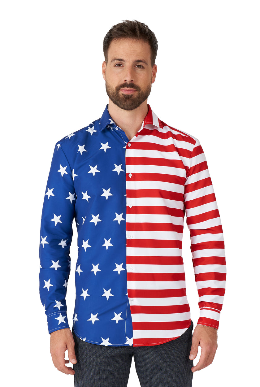 Chemise Suitmeister USA Flag