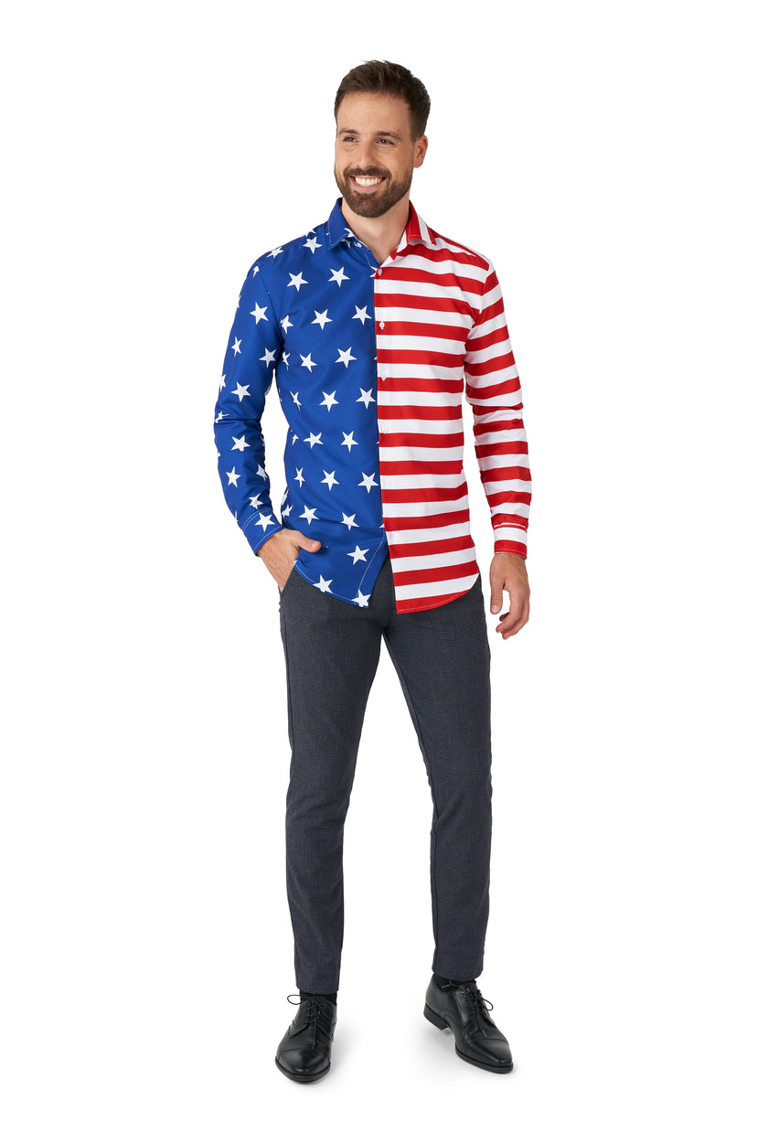 Chemise Suitmeister USA Flag